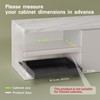 Seinloes 2 Pack Pull Out Cabinet Organizers 21"Deep with Raising