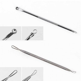 Blackhead Remover Stick & Whitehead Extractor Acne Extractor - Round Tip 4ea