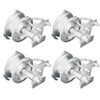 Sliding Gate Rollers Hardware Kit, Galvanized Steel Rolling Gate Wheels