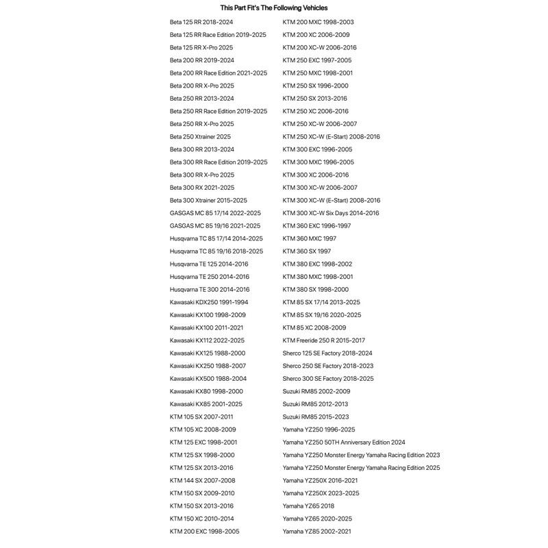 TUSK Idle Adjustment Screw Blue for Yamaha YZ65 2018,2020-2022