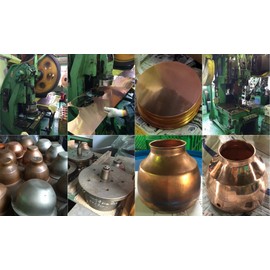 Battle Metal Pure Copper Drip Pot 800Cc 細口 Niigata Prefecture Tsubame 三条 Production Handmade HK – 8
