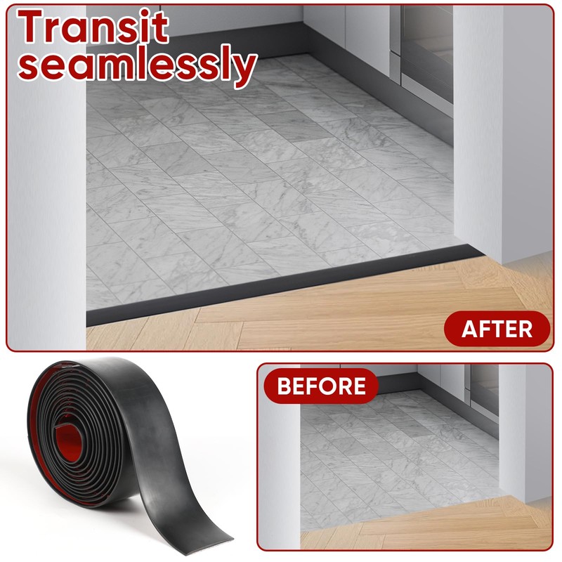 20 Ft x 2" Floor Transition Strip Doorways