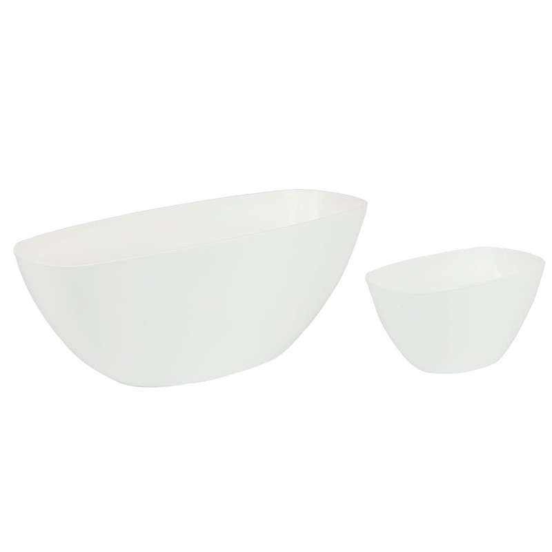 Prosperplast Flowerpot Plastic Coubi White 3.8 L - 36 x