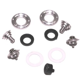 RaceQuip Black Hardware Pivot Kit For Shield Of PRO And VESTA Model Helmets 205991