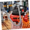 Operitacx 2pcs Stainless Steel Air Compressor Hose Replacement Durable Flexible