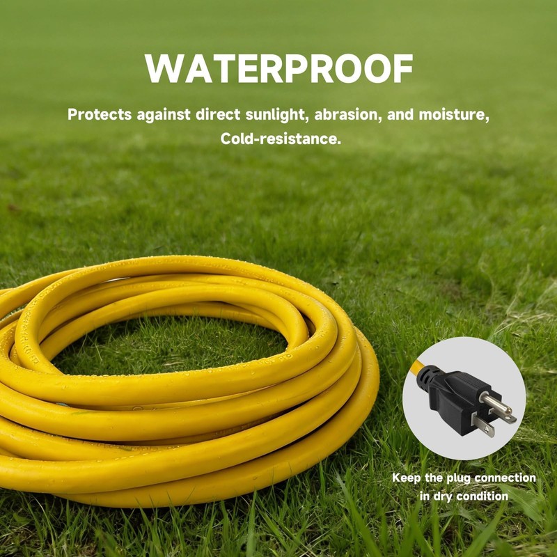 EP 6 Ft 12/3 SJTW Outdoor Extension Cord NEMA 6-20