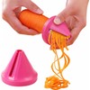 Multifunctional Spiral Vegetable Slicer & Manual Rotating Grater Peeler