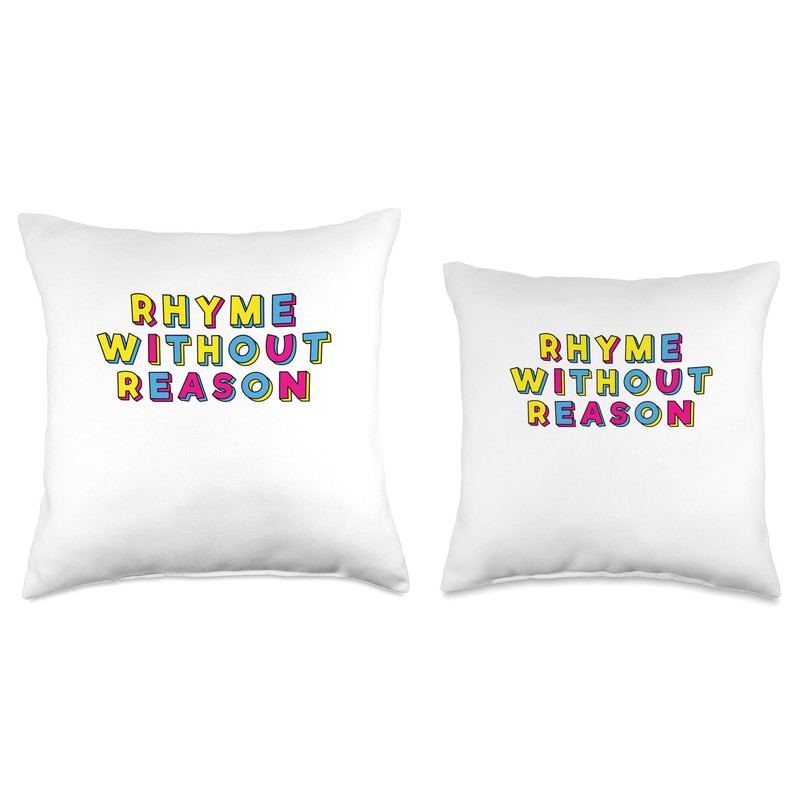 Rhyme Without Reason Throw Pillow