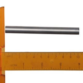 Fudeshe Round Steel Metal Rods 2Pcs HSS DIY 10mm x 100mm Linear Rail Rod Shaft Smooth Steel Metal Lathe Bar Stock Tool