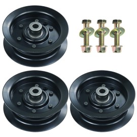 3 Pack 106-2175 Idler Pulley Replaces Toro 132-9420 Flat Idler Pulley, Toro 106-2175, 132-9420 for Toro Timecutter MX5060, SS5060, SS5000, SS4235, SS4225 Z5000 Riding Mowers