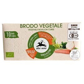 DELICIOSA C5-55 ALCE NERO Organic Vegetable Bouillon Cubes 3.5 oz (100 g) Cube Type, 3.5 oz (10 g) x 10 Pieces, 3.5 oz (10 g) x 3.5 oz (10 g) x 10 PCS