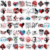 DPKOW Temporary Tattoos Quinn Fake Tattoos for Body Art, Make-up