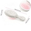 1 Pack Rhinestone Hair Brush Detangling Bling Detangle Massage Sparkle