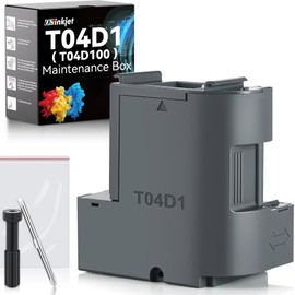 T04D1 Caja de mantenimiento compatible con ET-15000 ET-3760 ET-4750 ET-3750 ET-4760, T04D100 Caja de mantenimiento de tinta T04D1 para ET-3850 ET-4850 ET-3710 ET-5150 ET-50 ET-8330 ET-M1000, TO4D1