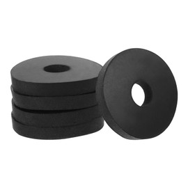 PATIKIL Flat Rubber Washers 20pcs 1" OD x 1/4" Inner Diameter x 1/8" Thick Multipurpose Spacer Rubber Bushings Anti Vibration Washers