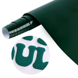 Tintnut Puff Vinyl Heat Transfer - 10" x 6ft 3D Evergreen Puff HTV Roll Heat Transfer Vinyl Foaming Colorful Puffy Iron on Vinyl for T-Shirts DIY