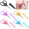 5Pcs Small Craft Scissors, Stainless Steel Travel Portable Scissors