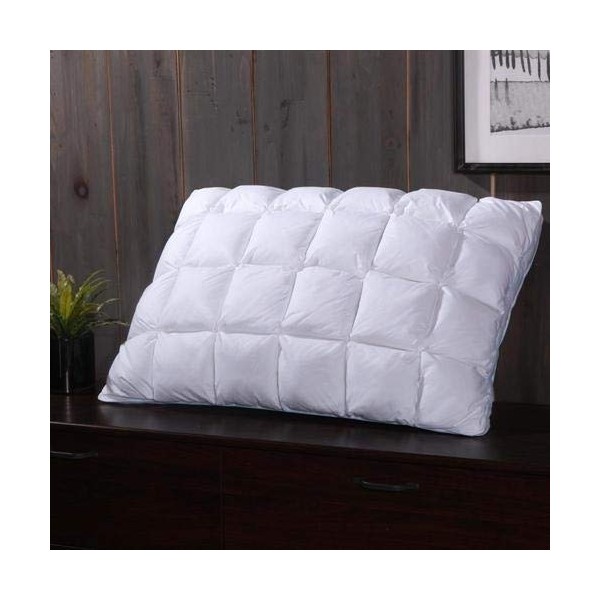 Luxury Firm French Bread Pleated Goose Down Pillow - 600