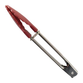 CybrTrayd Mini Tongs, 7", Red