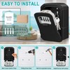 VOBUKE Key Safe with Combination Code, Outdoor Key Safe Weatherproof
