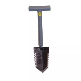 W.W. Manufacturing Co. Lesche Mini Sampson 18" T-Handle Shovel with Double Serrated Blade