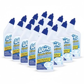 16-Pack - The Works Classic Clean Toilet Bowl Cleaner 24 Fl Oz Each