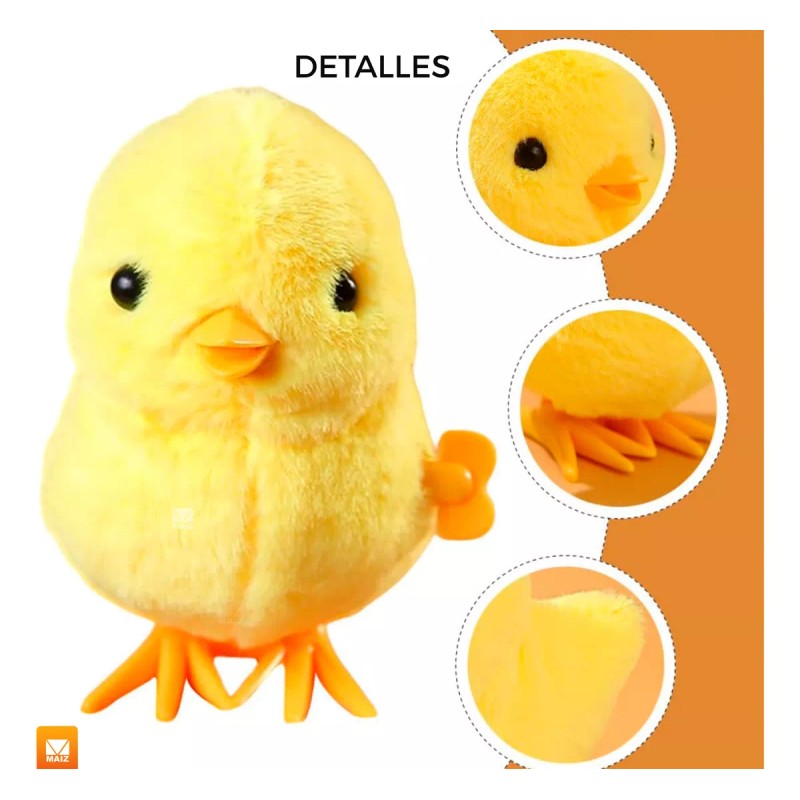 Maíz Juguete Pollito Colores Suave Cuerda Movimiento Infantil