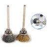 36-Piece Brass Steel Wire Brush for Drill Set Pen Wheel