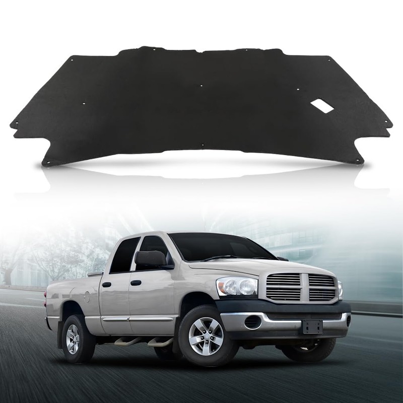 LQI Hood Insulation Pad with Clips Compatible with Dodge Ram
