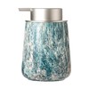 Enra Ceramic Hand Soap Dispenser,12 oz Blue Lotion Dispenser Bathroom