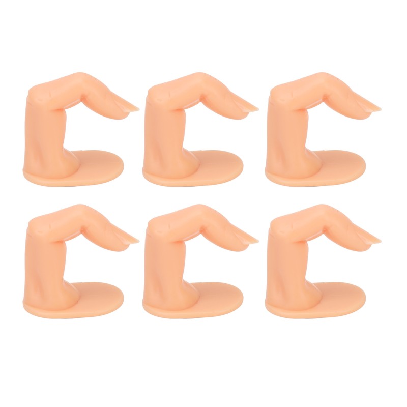 50pcs Nailed False Fingers Practice Fingers for Hand Nail Art