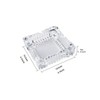 2PCS 4 inch Ashtray,Square Tabletop Glass Ashtray Smoke Collectible Tribal