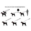 Biothane Dog Lead Black Hook Adjustable for Small Dogs /