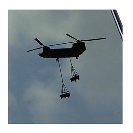 CH-47 Chinook Pilot Crew Lift Vinyl Sticker Decal Army Transport Vietnam Desert Storm Veteran