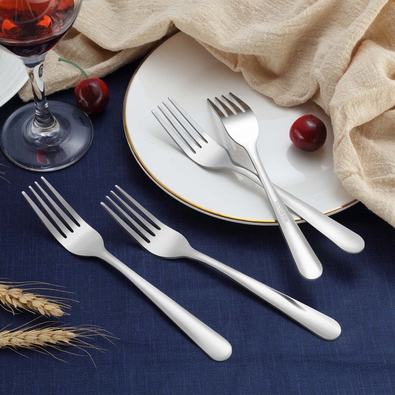 24-Piece Dinner Forks Set, Funnydin 7.1 Inches Stainless Steel Forks