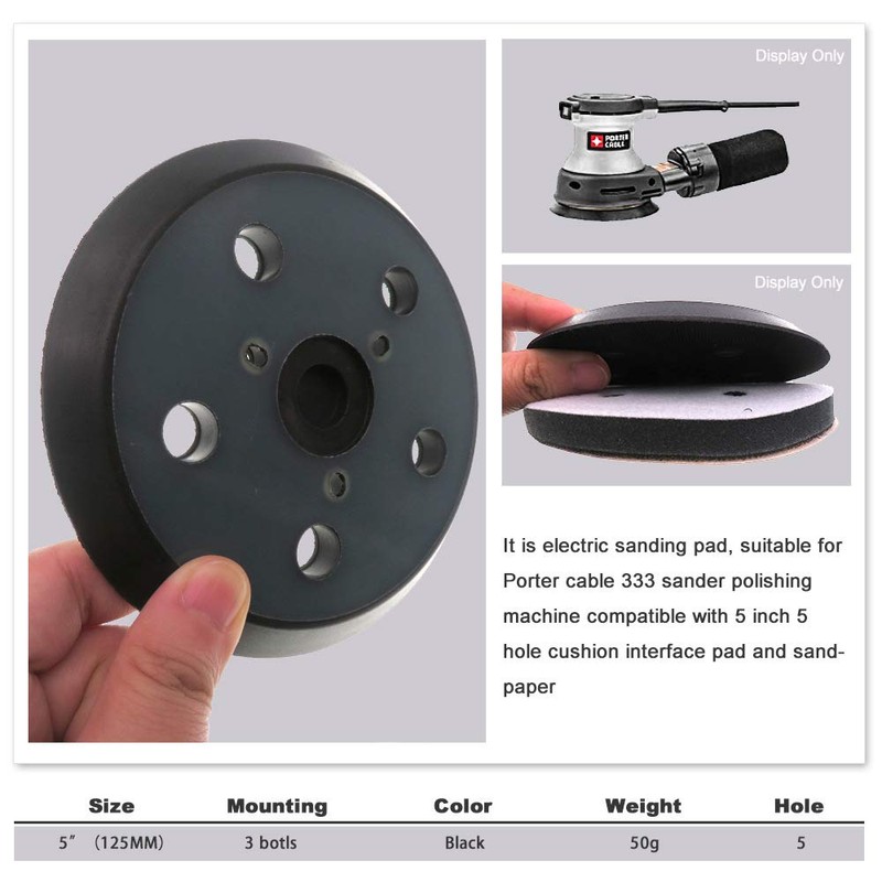 5 Inch Sander Pad for Porter Cable 333 334 Random