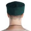 HEMAD Medieval Cap Wool Felt Lined, Green, XXL