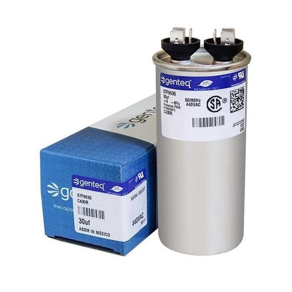 Jard 12741-30 uF MFD x 440 VAC Genteq Replacement Capacitor