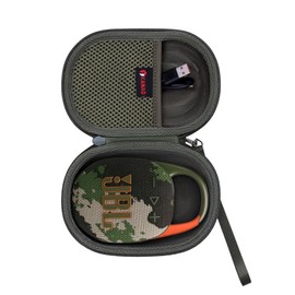 XANAD Hard Travel Carry Case for JBL Clip 5 / JBL Clip 4 Portable Bluetooth Speaker Box Pro Sound (Green)