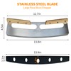 ALLTOP Pizza Cutter Rocker,Stainless Steel Blade Knife With Double Wooden