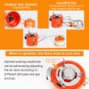 Portable 2000W Gas Heater Outdoor Camping Stove Heating Cooker for
