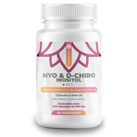 FEMZEN MYO & D-Chiro Inositol, 240 Cápsulas | Mezcla Balanceada para maximizar biodisponibilidad en Ratio 40:1 | Suplemento Balanceado | Equilibrio Natural para la Mujer | Ingredientes y procesos Certificados | Sin rellenos
