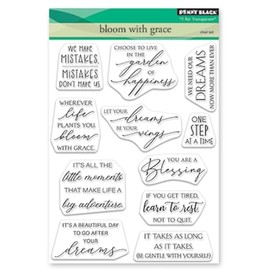Penny Black Clear Stamps - Bloom with Grace 31-041