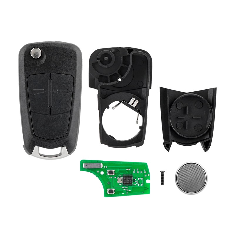 433 MHz 2 Button Car Key for Vauxhall Corsa Astra