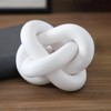 Tefola 3 Link Wooden Decorative Knot, Boho Decor for Shelf