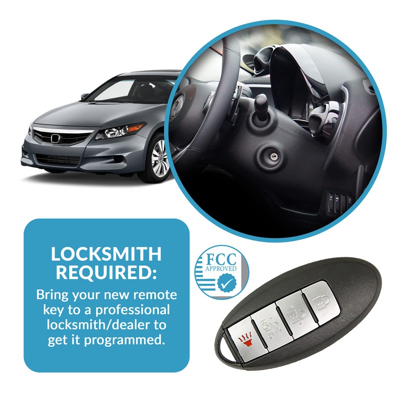 Keyless2Go Replacement for Proximity Smart Keyless Remote Fob for KR55WK48903