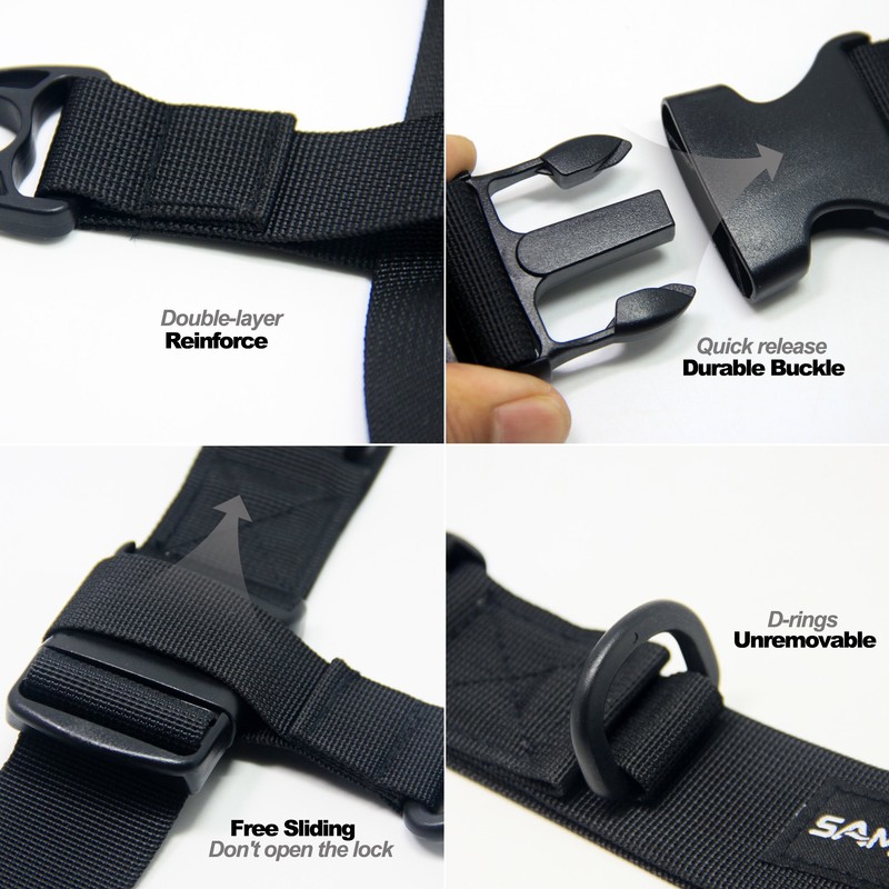 SAMSFX Adjustable Fishing Wading Belt Wader Belts for Surf Casting