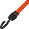 BLACK+DECKER BDX1012 Black/Orange 48" Flat Bungee Cord Straps, 2 Pack