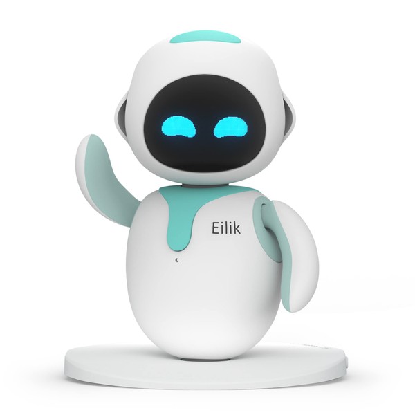 Eilik - an Cute Robot Pets for Kids and Adults, Your Perfect Interactive Companion at Home or Workspace, Unique Gifts for Girls & Boys.,Blue