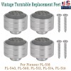 For Pioneer Fit For Pioneer PL512 514 516 518 540 560 Turntable Replacement Feet Aluminum US